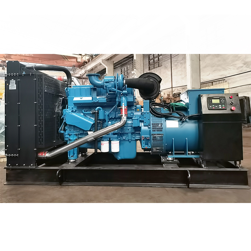 Yuchai 280KW 350KVA Silent Diesel Generator Set Open Type All Copper Alternator Three Phase 60Hz Frequency for Factories