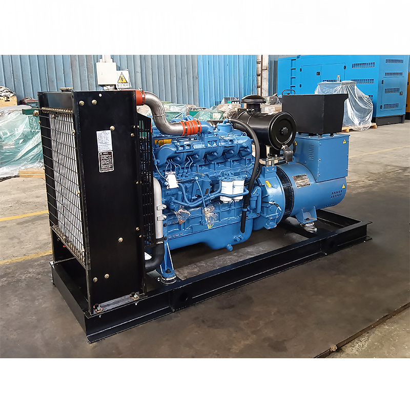 YUCHAI 125kva Silent Electric Power Generator Set 100kw High Quality Diesel Fuel Three Phase 60hz Frequency Single Machine Cold