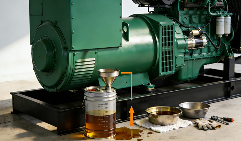 Common knowledge of oil replacement for diesel generator sets